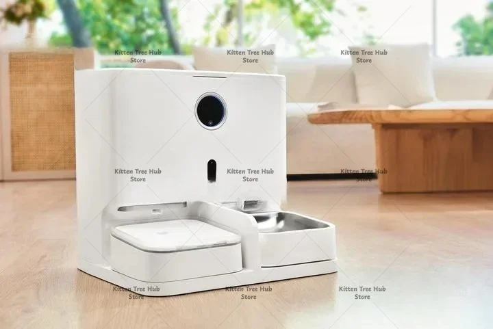 Wholesale 2 in 1 Pet Feeding Water Dispenser WiFi Smart Cat Feeder and Water Bowl with App Control Automatic Dog Feeder