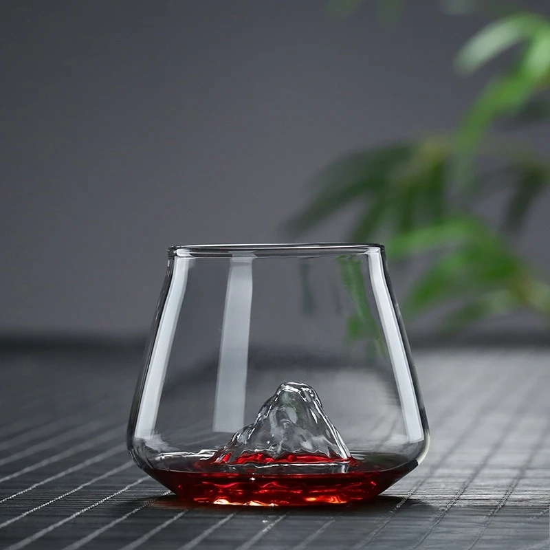 

High Temperature Resistant Glass Whiskey Cup Household Transparent Volcano Cup Red Wine Juice Glass Coffee Mugs Beer Glass