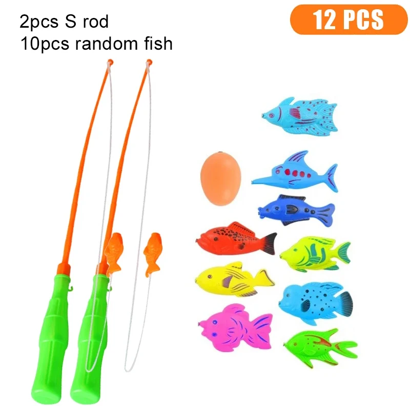 Kids Fishing Toy Set Play Water Toys for Baby Magnetic Rod and Fish Indoor Outdoor Leisure Entertainment Games for Children TMZ image 3