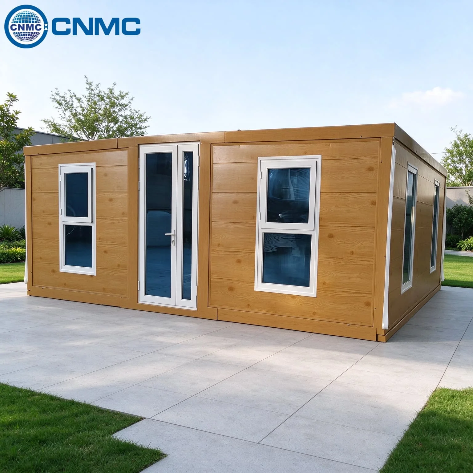 20FT Fold Out Prefabricated Container House Solid Galvanized Steel Frame Thermal Sandwich Panel For Field Site Working Room