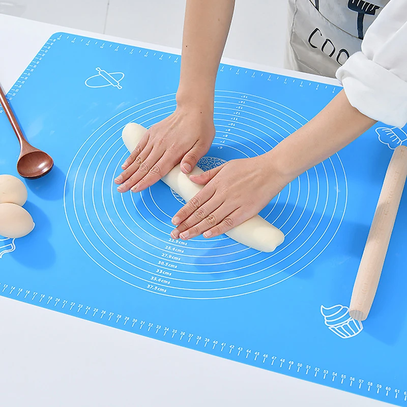 Siliconen Mat Kneden Deegmat Koekjesvorm Bakmat Gereedschap Non-Stick Rollende Grote Deegpads Gereedschapsblad Accessoires