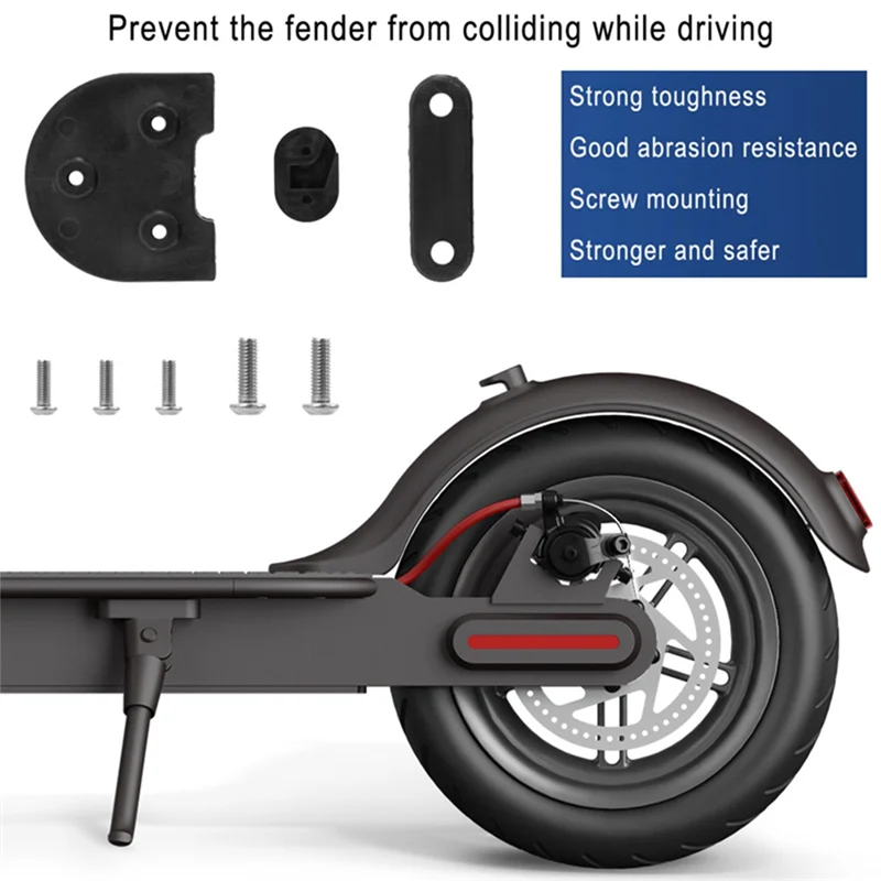 Guardabarros trasero modificado de 10 pulgadas para patinete eléctrico Xiaomi, juego de guardabarros delantero Pro 1S, piezas de guardabarros delantero