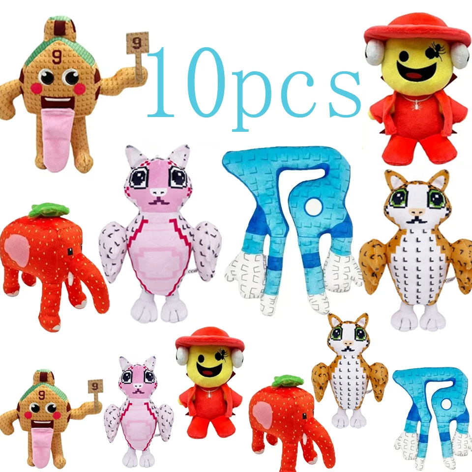 

2026 1-10p Steal A Brainrot Cute Figurine No.9 House Plush Toy Game Peripherial Plushies Stuffed Dolls Anime Toys Christmas Gift