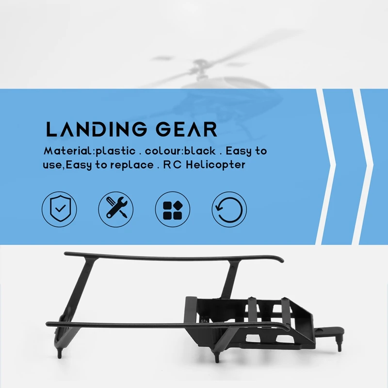 Wltoys XK K110 K110S V977 RC 헬리콥터 비행기 드론 예비 부품 업그레이드 액세서리용 랜딩 기어