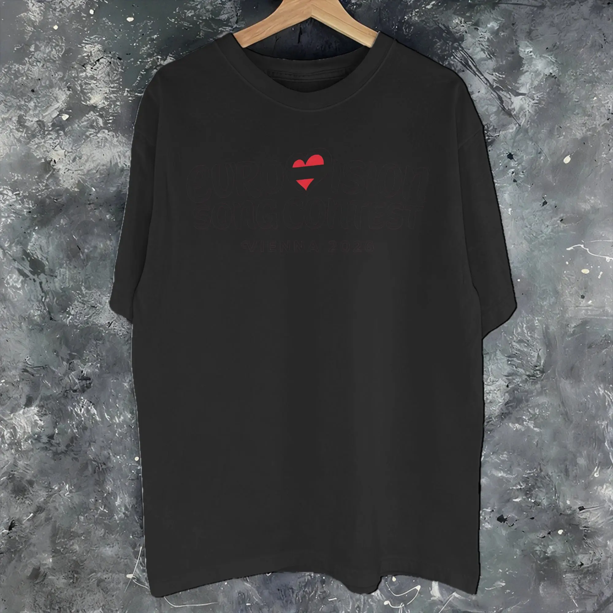 Men Women Graphic Printing Eurovision Song Contest 2026 Vienna esc   Tee T Shirt 100% Cotton  T-shirts Clothes