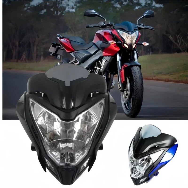 

Для BAJAJ PULSAR 150 200 в сборе с обтекателем PULSAR 150 PULSAR 200 аксессуары для мотоциклов мотоциклетная фара