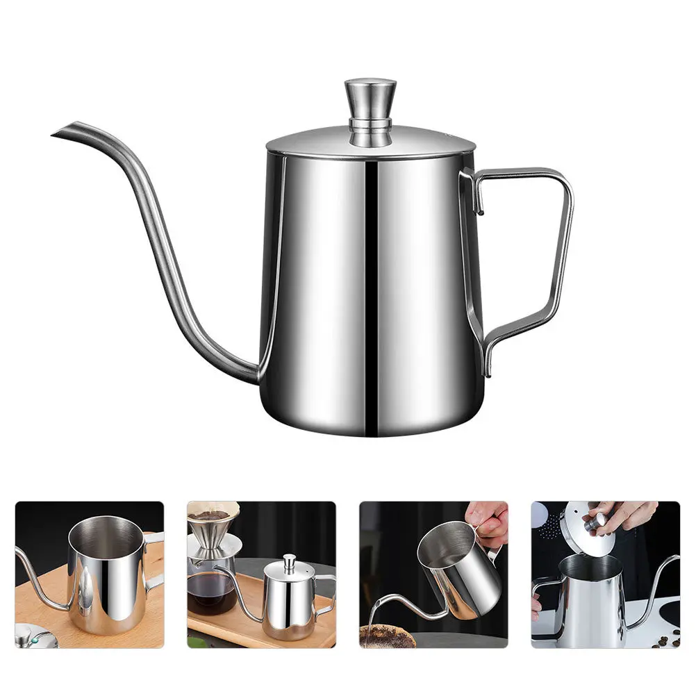 

304 Stainless Coffee Pot Travel Espresso Kettle Useful Coffee Pot Hot Cold Container Gift