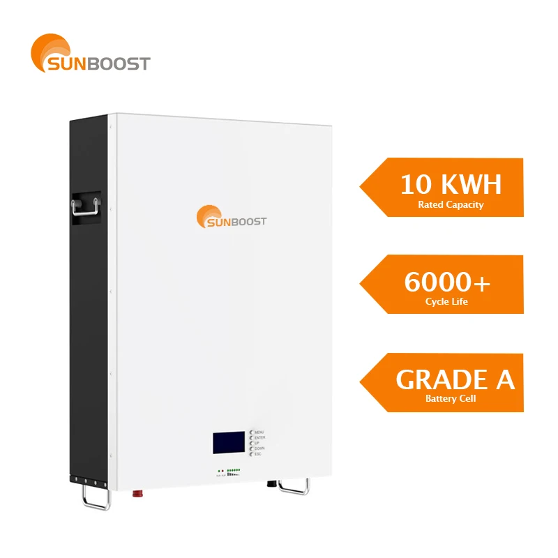 Sunboost 48V 5Kw Lithium Battery Pack System 50Kw Hybrid Solar Inverter Rechargeable Storage Home Energy Solar Ups Battery