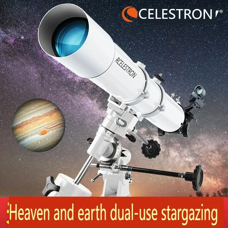 Celestron 80EQ-W Professional Astronomical Telescope for Stargazing High Magnification Deep Space Entry-Level High-Definition Ob