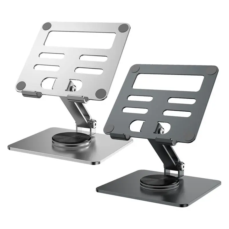 

360 Degree Rotating Tablet Desk Mobile Phone Holder Stand Foldable Lazy Bracket Adjustable Alloy Aluminum Desktop Mount