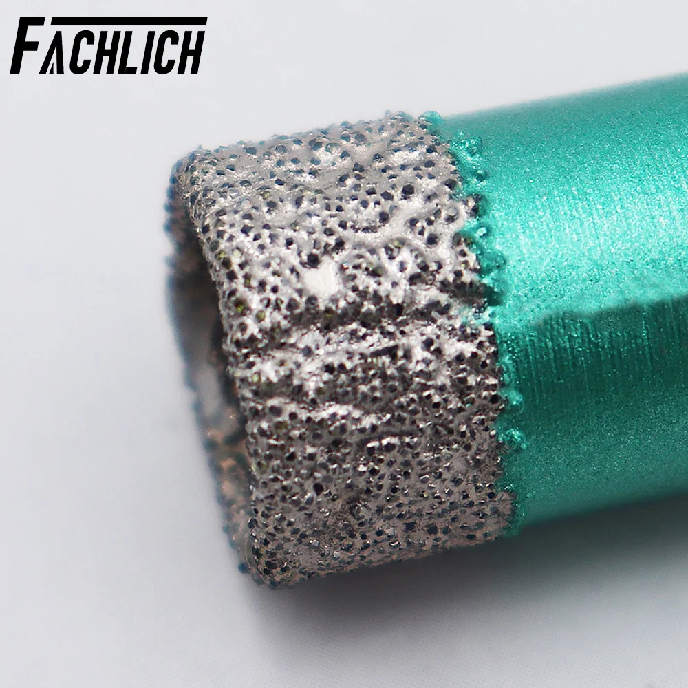 FACHLICH 5pcs/set Hex Shank Dry Drill Core Bits Marble Granite Tile Hand Drilling Tool Hole Saw Dia 6/6/10/12/14mm Quick Fit