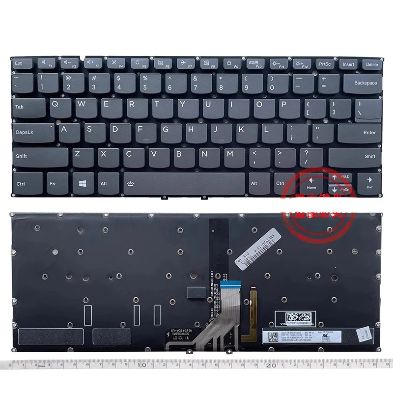 

US keyboard for Lenovo Yoga 920-13 920-13IKB Yoga 6 Pro-13IKB Gray backlit