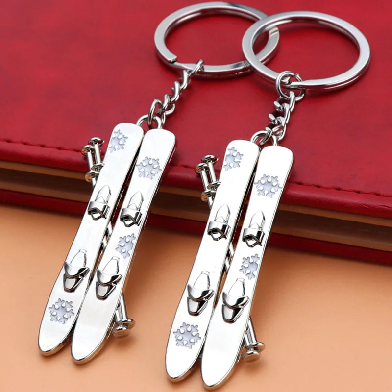 5Pcs/Sets Cute Mini finger Skateboard Keychain Women Men Interesting Simulation Scooter Car Key Ring