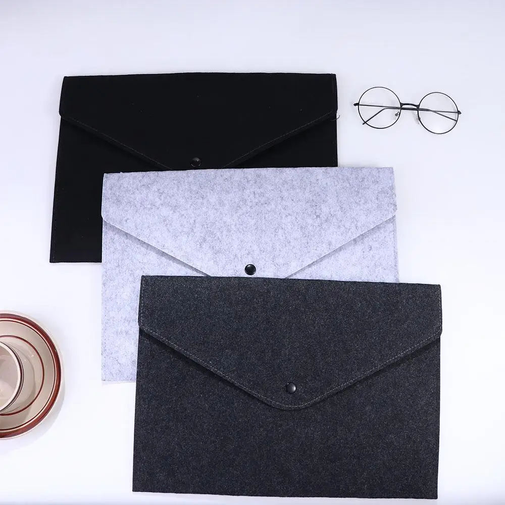 Bag Student Stationery Classifing Bag School Supplies Document Organizer A4 Felt File Folders File Organizer Office Briefcase