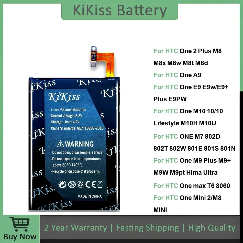 

Battery BOPGE100 BOP6B100 For Htc Desire 400 500 One 802D 802T A9 E9 M10 M7 M9 S SC ST SU X5 X9 2 1010 X10 2Pxh100 Lte-A X10w