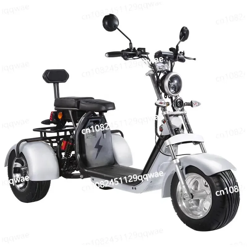 Electric Tricycles for Adults, Double Seat, 3 Wheel Scooters, 3000W