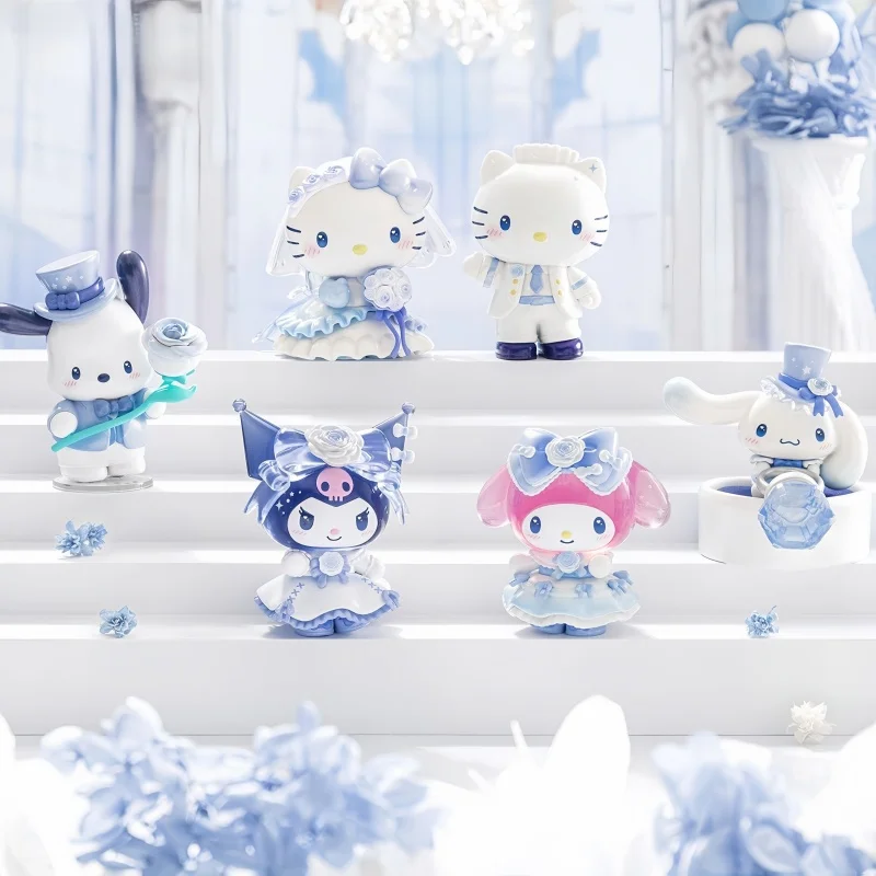 

Toptoy Blind Box Sanrio Romantic Wedding Series Hello Kitty Daniel Kuromi My Melody Collectible Trendy Toy Gift For Follower
