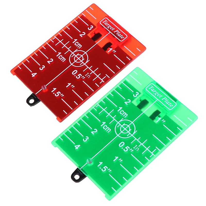 1PCS Magnetic Laser Target Card Plate For Green/Red Laser Level