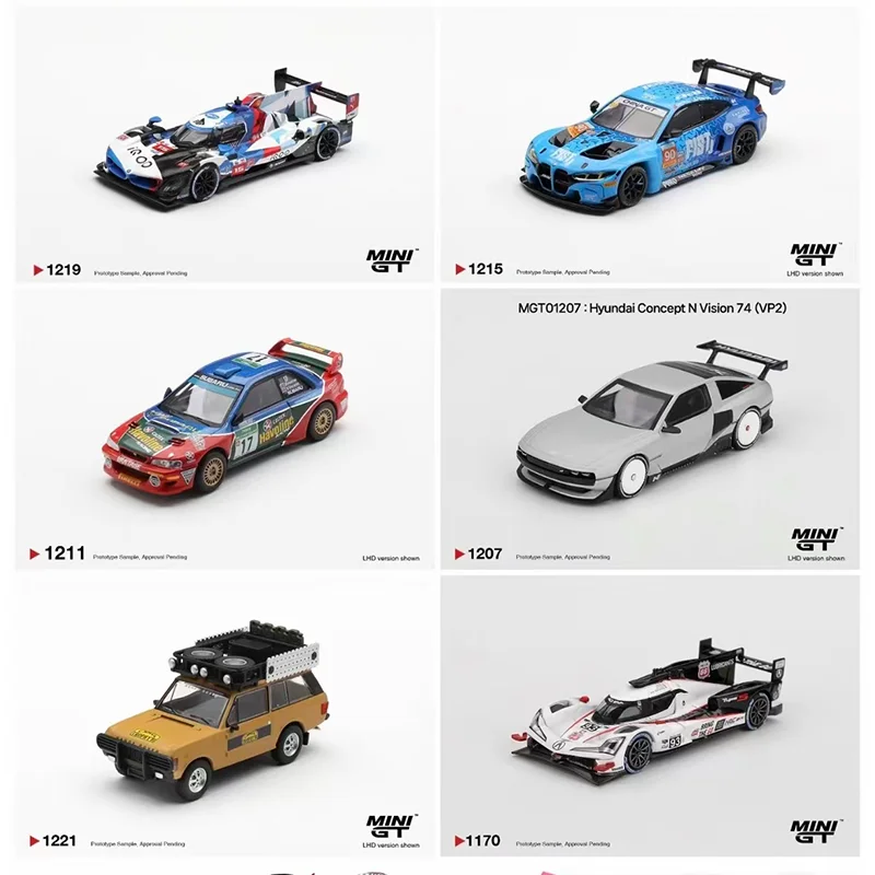 MINI GT 1:64 BMW M Hybrid V8 Hypercar # 15 BMW M4 GT3 EVO # 90 FIST Team AAI 2025 Legierungs-Druckguss-Automodell-Sammlungsobjekt