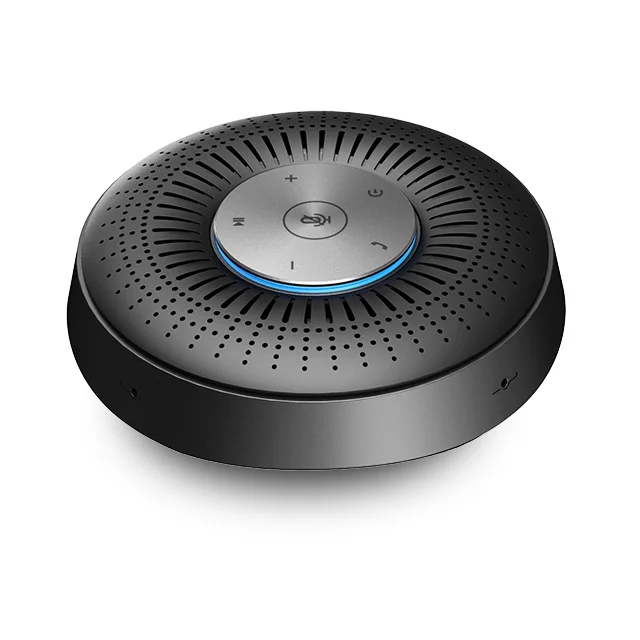 Телефон для конференц-зала USB-спикерфон Аудио-видеоконференция Беспроводные BT Всенаправленные колонки для комнаты вызова с 4 микрофонами