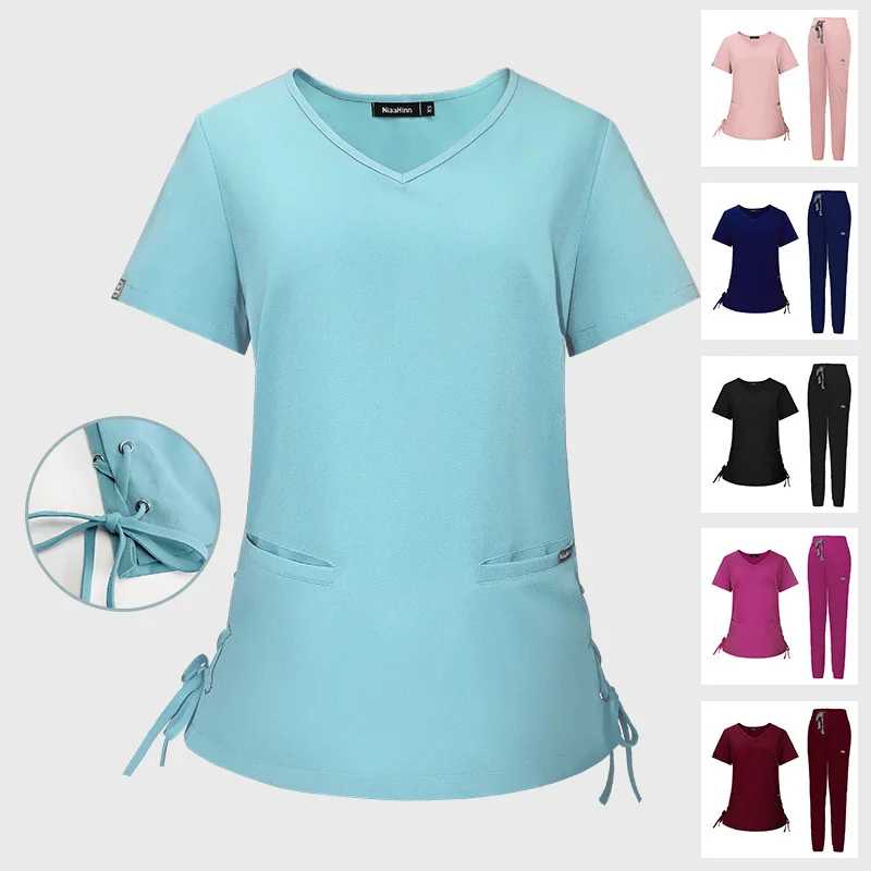 Neue OP medizinische Uniform Peelings Krankenhaus Arbeits peelings Set medizinische Versorgung Krankens ch wester Zahn chirurgie Anzug Arbeits kleidung