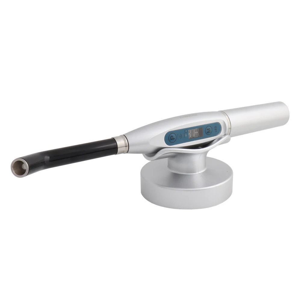 Dental Curing Light Cure Light Cure Lamp Curing Machine Wireless Cordless Solidify LYA18 Silver/Black