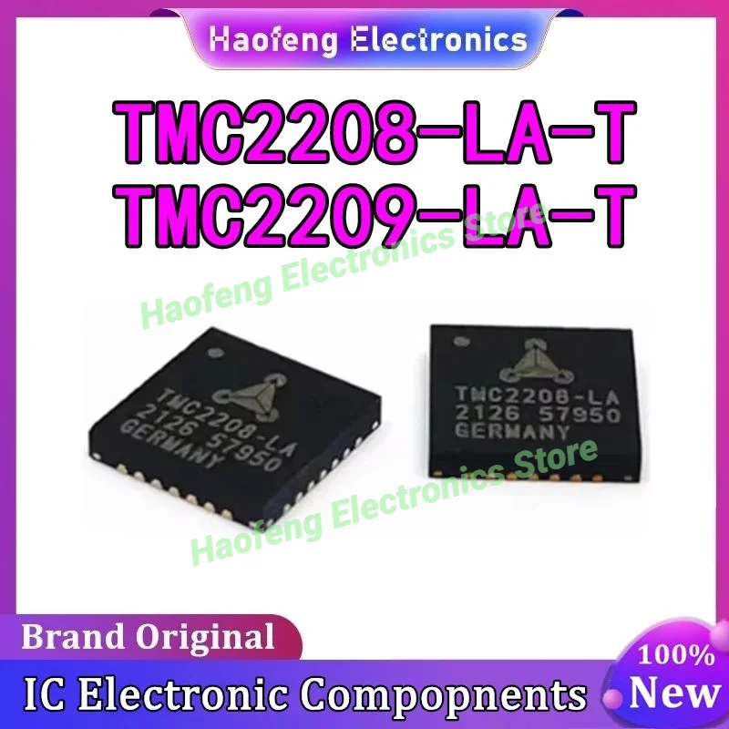 

5 шт. TMC2208-LA-T TMC2208-LA TMC2208 TMC2209-LA-T TMC2209-LA TMC2209 QFN-28 QFN28 Совершенно новые оригинальные чипы ic