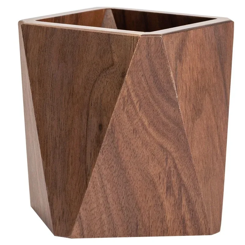 

DSA Creative Office Supplies Black Walnut Pen Holder Wooden Stationery Organizer Wooden Business Gifts Wholesale