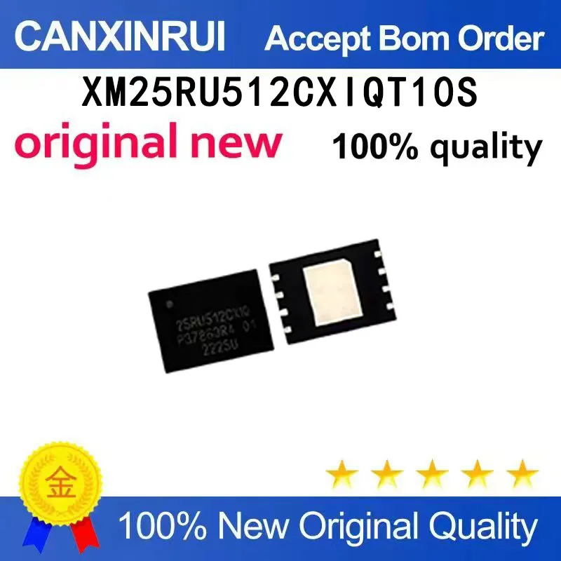 

(5pcs-100pcs）Brand new XM25RU512CXIQT10S 25RU512CXIQ QFN spot chip IC