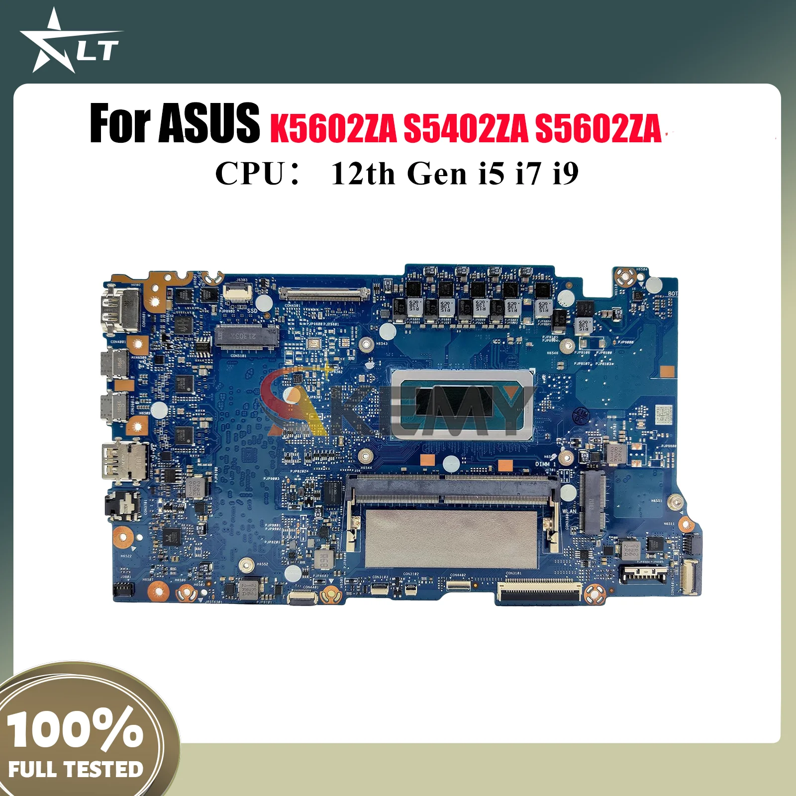 

S5602ZA Laptop Motherboard For ASUS VivoBook S5602ZA S5602Z S5402ZA K5602ZA Mainboard With 12th Gen i5 i7 i9 100% tests OK stk