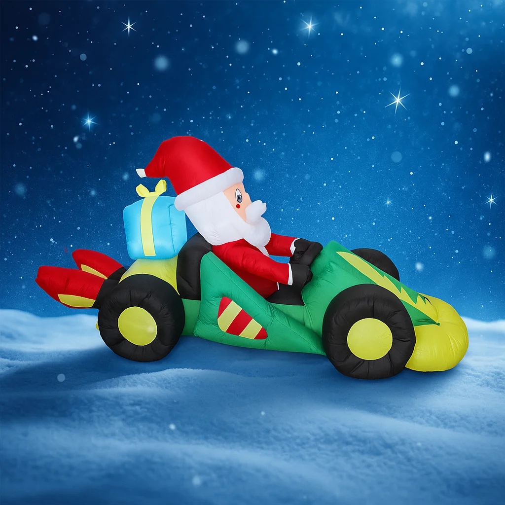 7.87FT Inflatable Toy Santa Ra - Home Decor Xmas Gifts ulasan dan harga