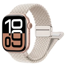 Braided Band For Apple Watch Straps 40 mm 44mm 46mm 42mm 49mm 45mm 41mm 38mm Bracelet IWatch Series 10 SE 9 8 7 6 Ultra 2 bands