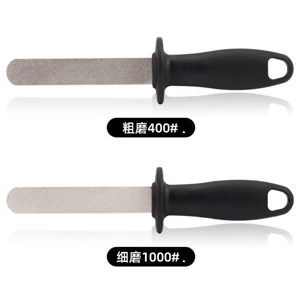 2PCS Double Sided Diamond File Sharpening Rod 400/1000 Grit For Blade Planer Chisel Scissor Abrasive Sharpening Hand Saw Tools