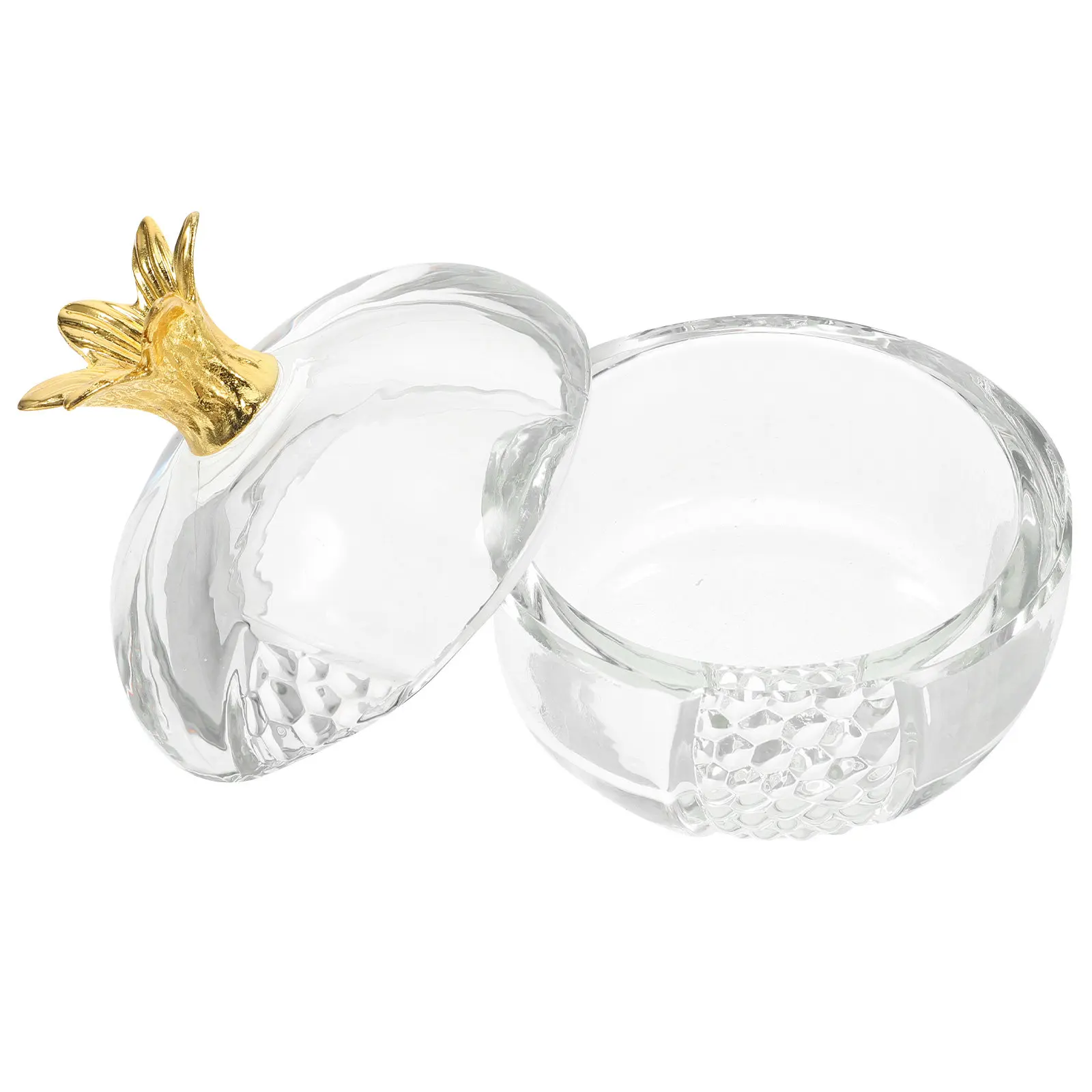

Glass Nail Dappen Dish with Lid Pomegranate Design for Nail Art Supplies Storage Mixing Monomer Acrylics Powder Liquid Dappen