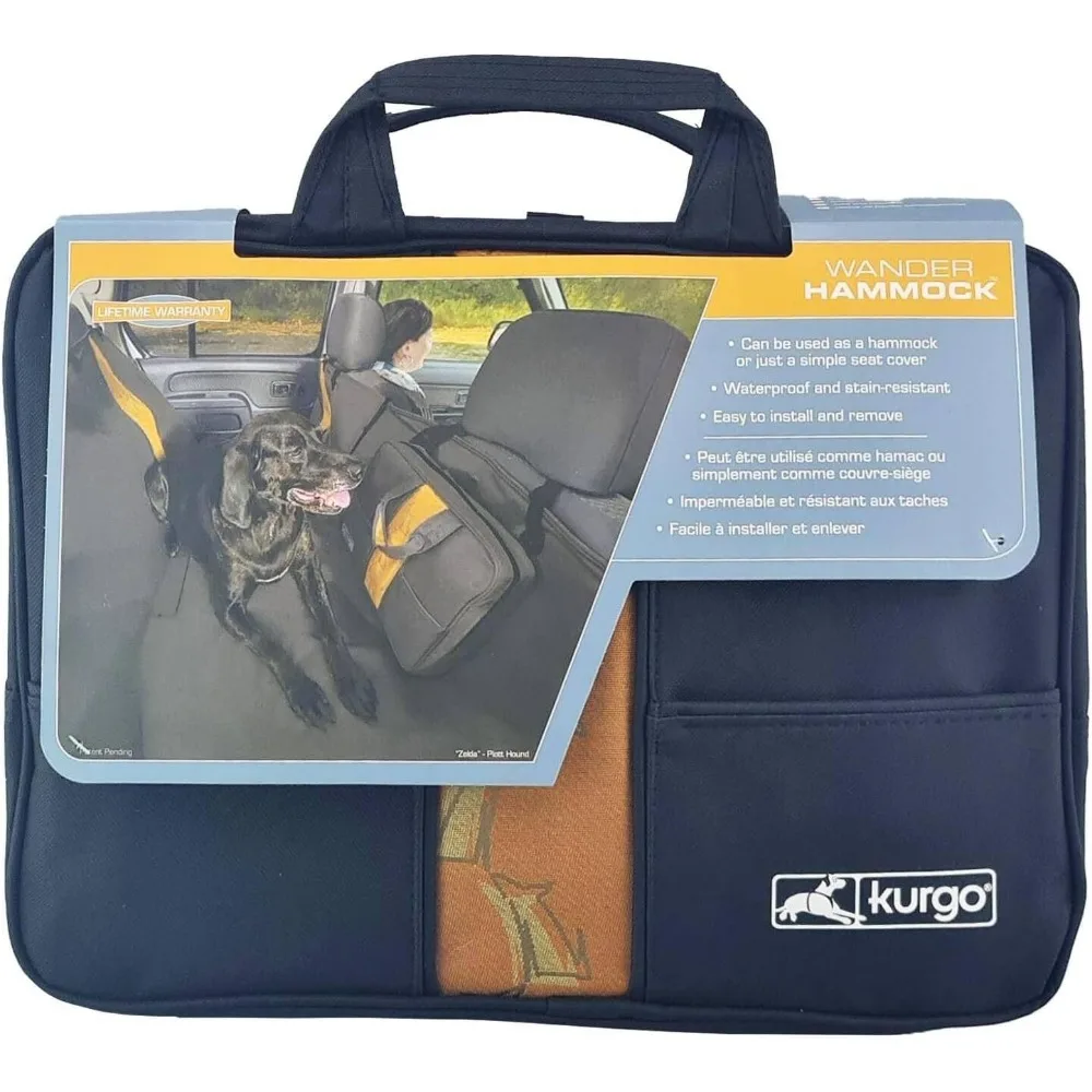 

Защита автомобильного сиденья для домашних животных — водонепроницаемый чехол для гамака для собак, ширина 55, черный