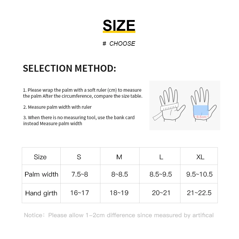 Sports Fitness Men And Women Weightlifting Breathable Non-Slip Silicone Half-Finger Cycling Gloves