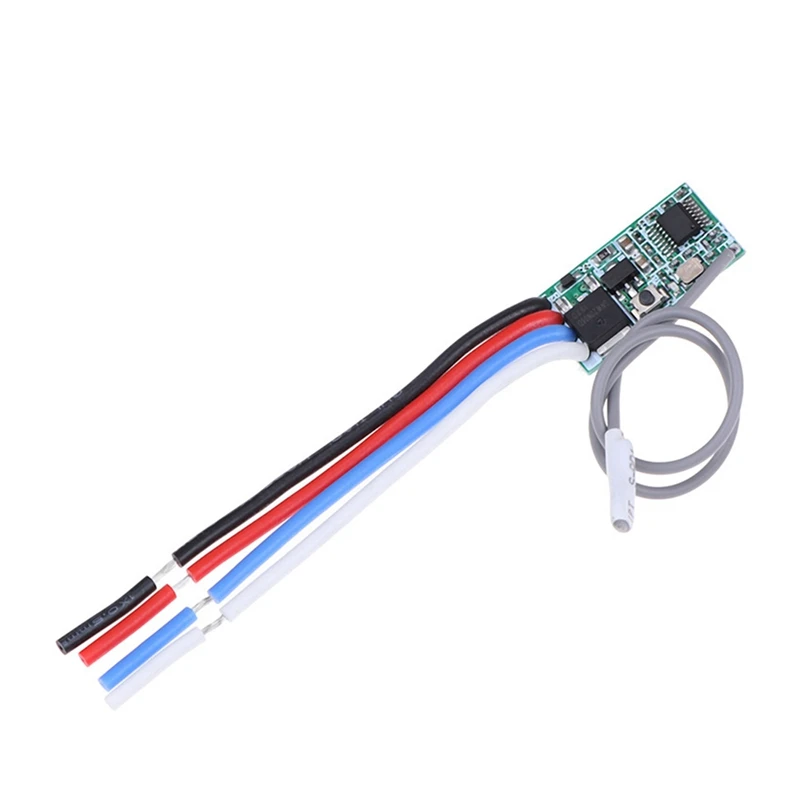 10PCS 433Mhz Universal Wireless DC 3.6V-24V Remote Control Switch 1 CH RF Relay Receiver LED Light Controller DIY Kit