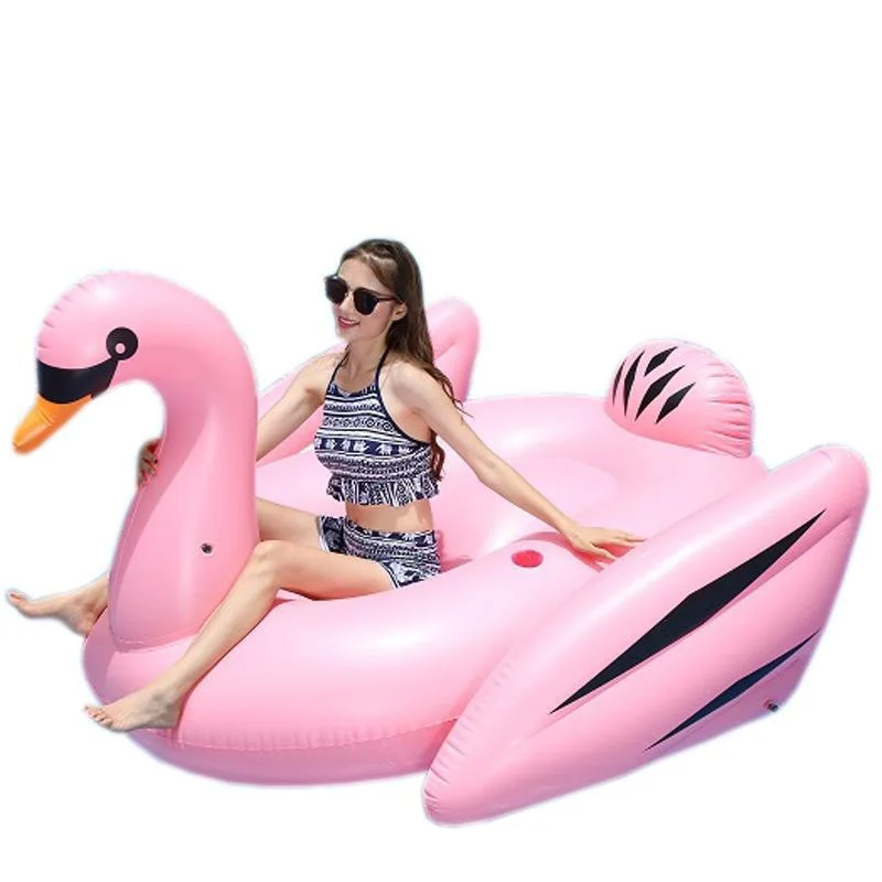 

Flamingo Swimming Ring Inflatable Mount Unicorn Adult Children Floating Bed Water