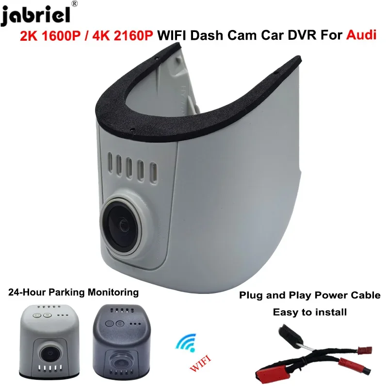 4K Car DVR Dash Cam Camera for Audi q5 q7 q3 a3 a4 a5 a6 a7 b4 b5 b6 b7 b8 b9 8v c5 c6 c7 8p 8v rs tt 2016-2021 2022 2023 2024