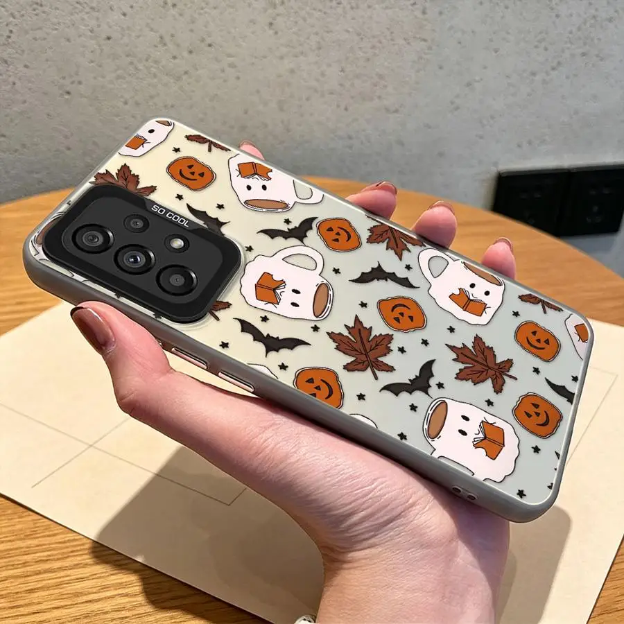 Phone Cover Case for Samsung Galaxy A34 A37 A51 A04 A15 A16 A57 A25 A12 A72 A31 A07 A17 A54 A71 A14 A56 A23 A26 A50 Halloween