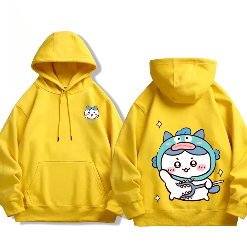 Niedliche usagi und chiikawa Cartoon Peripherie Frauen Hoodie im Frühjahr und Herbst Saison für Männer und Frauen Paar Kleidung