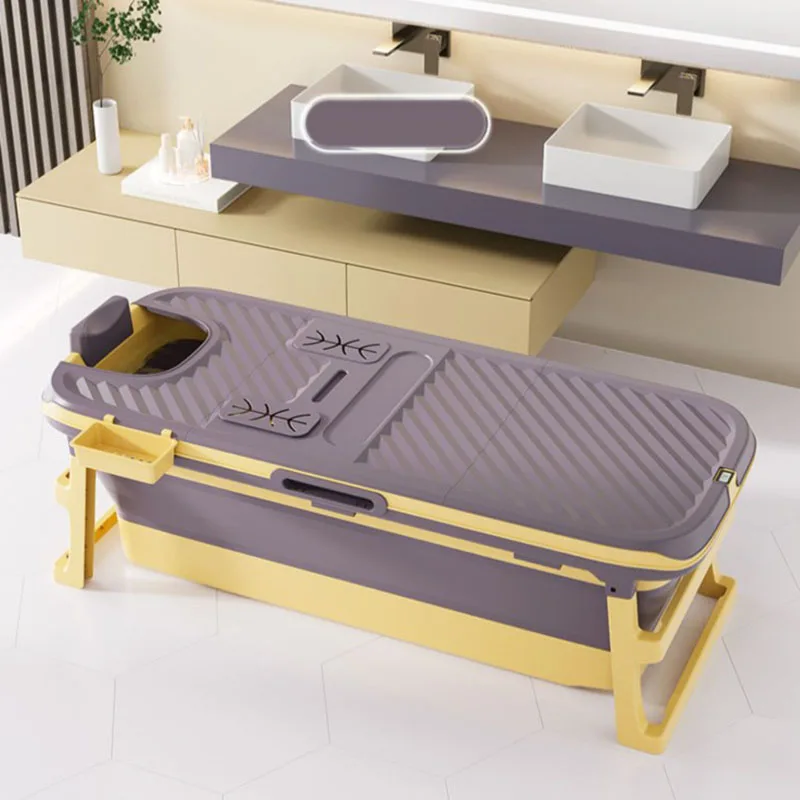 Large Household Bathtub Freestanding Adults Camping Japanese Bathtub Cover Liner Travel Hotel Banheira Inflavel House Furniture