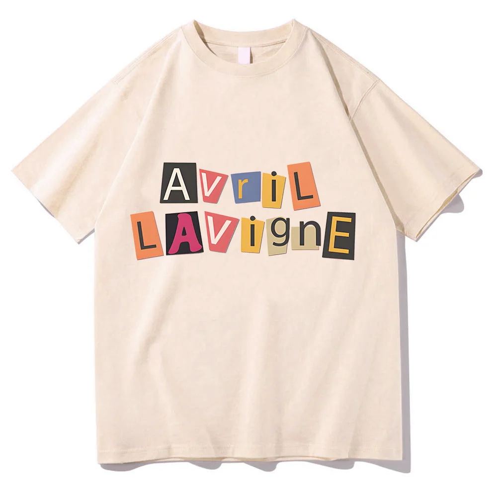 Avril Lavigne T-shirt Graphic Printing Gothic High Quality Tee-shirt Short Sleeve Hip Hop O-neck Tshirt Sudaderas Retro Clothing