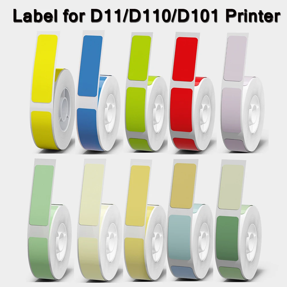 Niimbot D11 D110 Label Maker Printing Label Paper Supermarket Waterproof Tear-Resistant Price Labels Scratch-Resistant Sticker