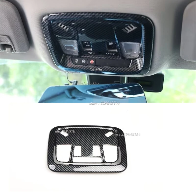 For Chevrolet Malibu XL 2016 -2022 ABS Carbon Fiber Car Steering Wheel Trim Window Switch Control Button Frame Cover Accessories