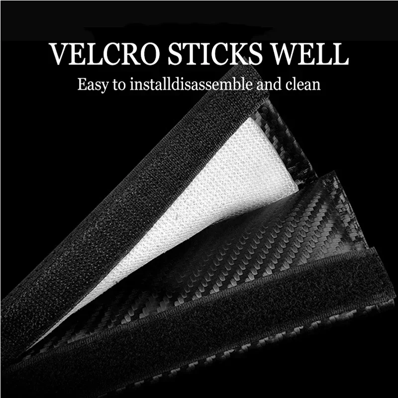 Housse de ceinture de sécurité en Fiber de carbone, 2 pièces, épaulettes pour VW Volkswagen R RLine GTI GTD Golf 6 7 5 4 3 2 8 MK4 MK6 MK7 MK5 MK3