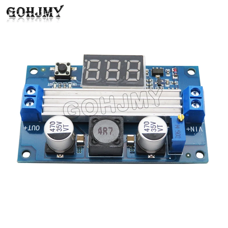 DC-DC leistungs starke einstellbare Boost-Modul 3.0 ~ 35V Anstieg 3.5 ~ 35V W mit Digital anzeige Voltmeter