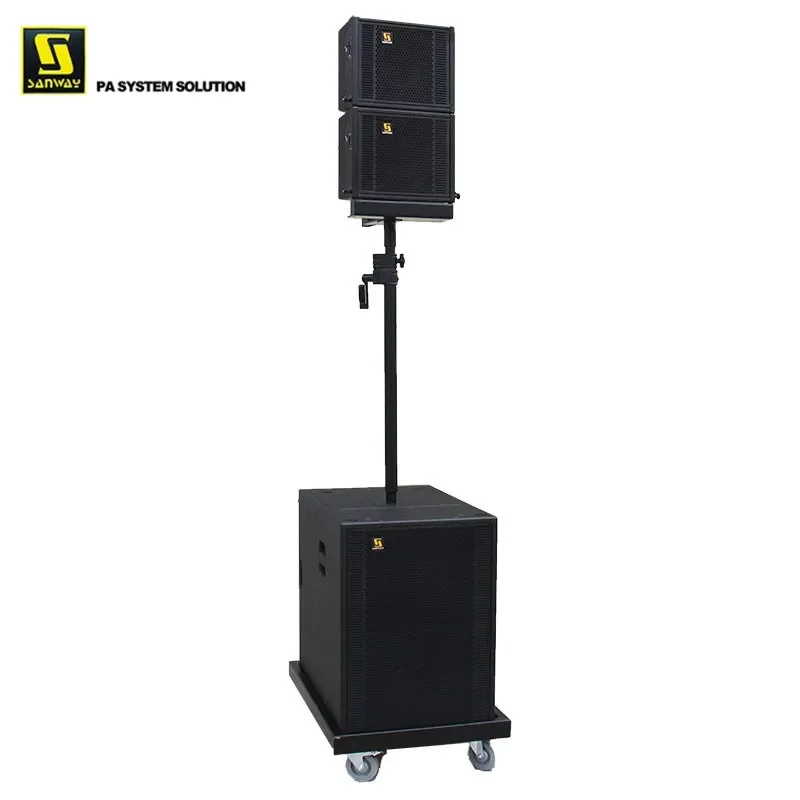 

CS10 Single 10 Inch Top Speaker CS18P Single 18 Inch Powered Subwoofer Sanway Line Array System