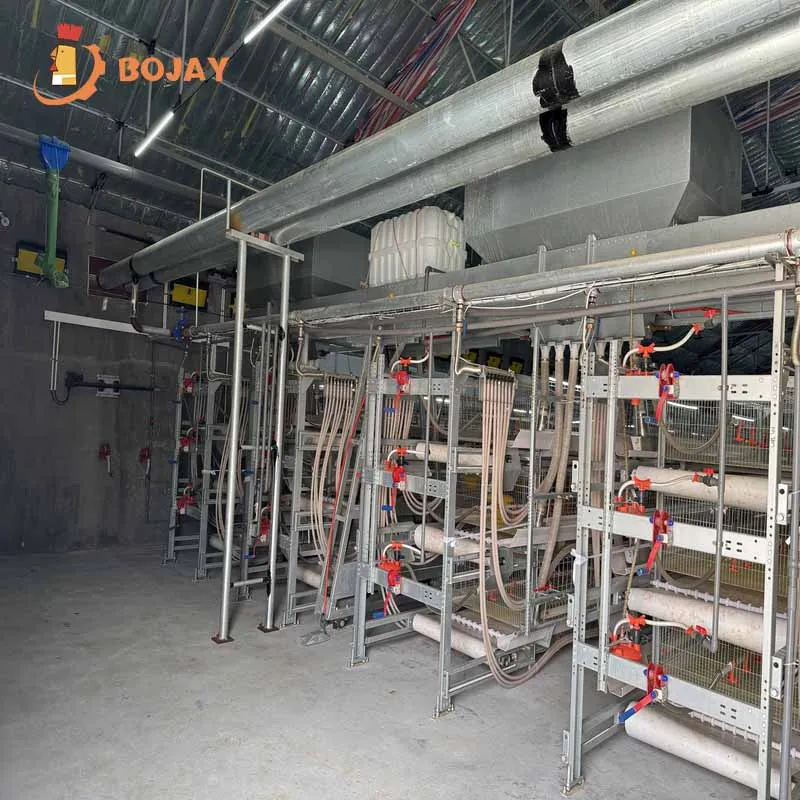 New Hot DIP Galvanized H-Frame Automatic Harvest Battery Equipment Trolley Efficient Feeding Tool for Animal Cages 90-200