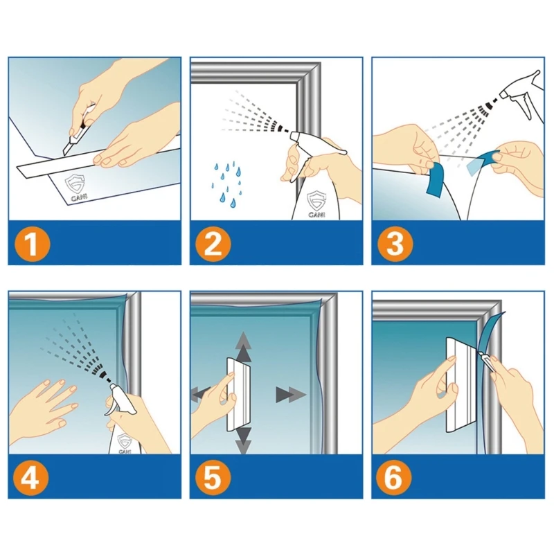 Heat Blocking Window Sticker Reduce Protect Eyes Reflective Window Films Dropship